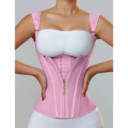 Women's Waist Cincher Tank Top – Firm Tummy Control & U-Shape Push-Up – Postpartum & Daily Sculpt 🌸