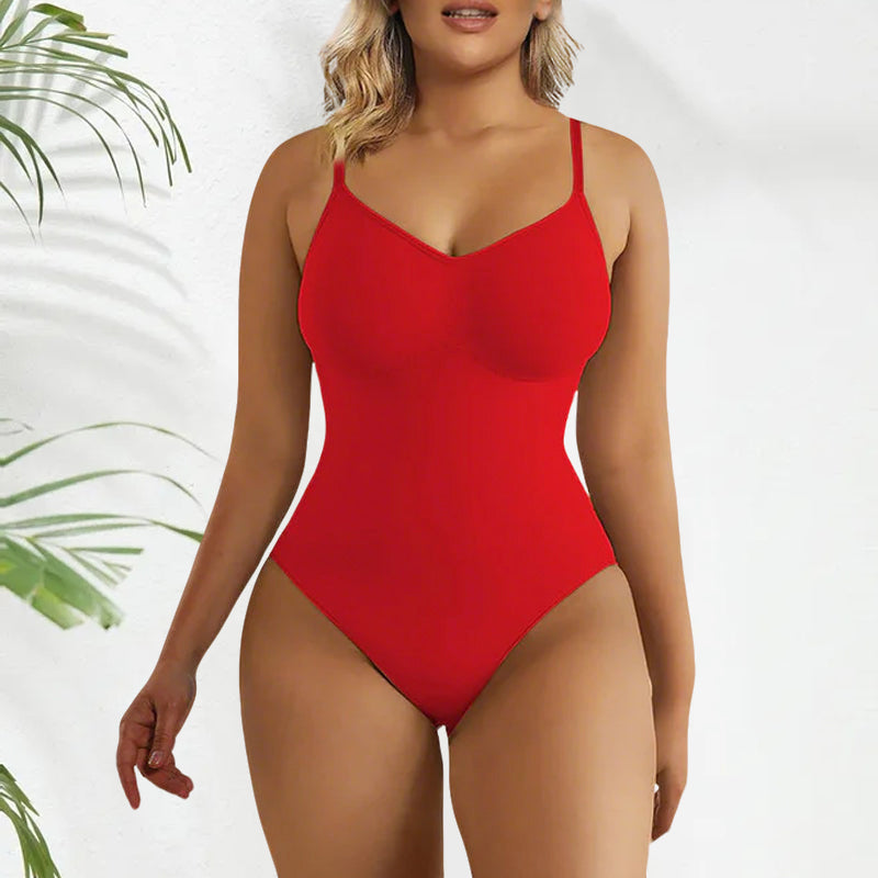 ⏳Time-Limited 50% OFF！💕 Seamless Thong Bodysuit Jumpsuit ✨ Sculpting Fit, Adjustable Comfort & Invisible Under Any Outfit