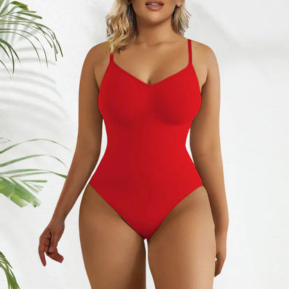 ⏳Time-Limited 50% OFF！💕 Seamless Thong Bodysuit Jumpsuit ✨ Sculpting Fit, Adjustable Comfort & Invisible Under Any Outfit