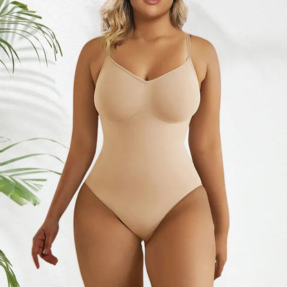 ⏳Time-Limited 50% OFF！💕 Seamless Thong Bodysuit Jumpsuit ✨ Sculpting Fit, Adjustable Comfort & Invisible Under Any Outfit