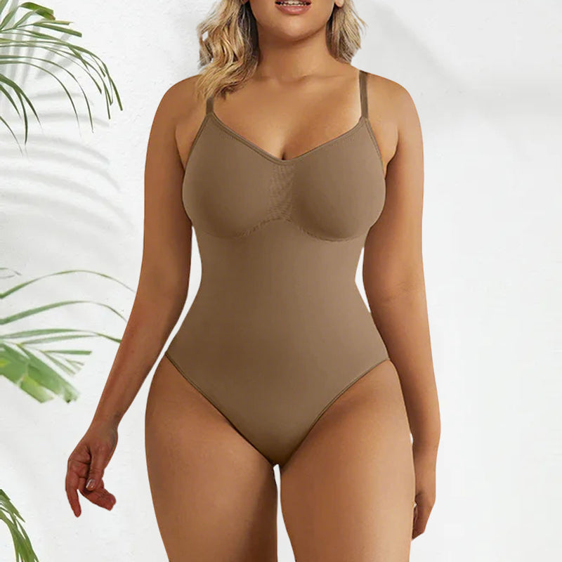 ⏳Time-Limited 50% OFF！💕 Seamless Thong Bodysuit Jumpsuit ✨ Sculpting Fit, Adjustable Comfort & Invisible Under Any Outfit