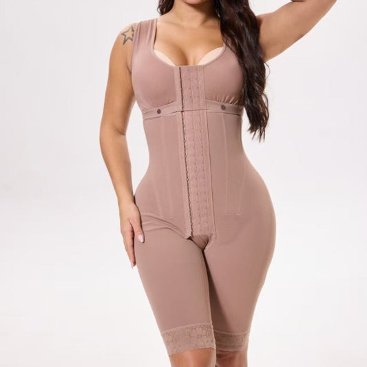 Tummy Lift Body Shaper with Button Row