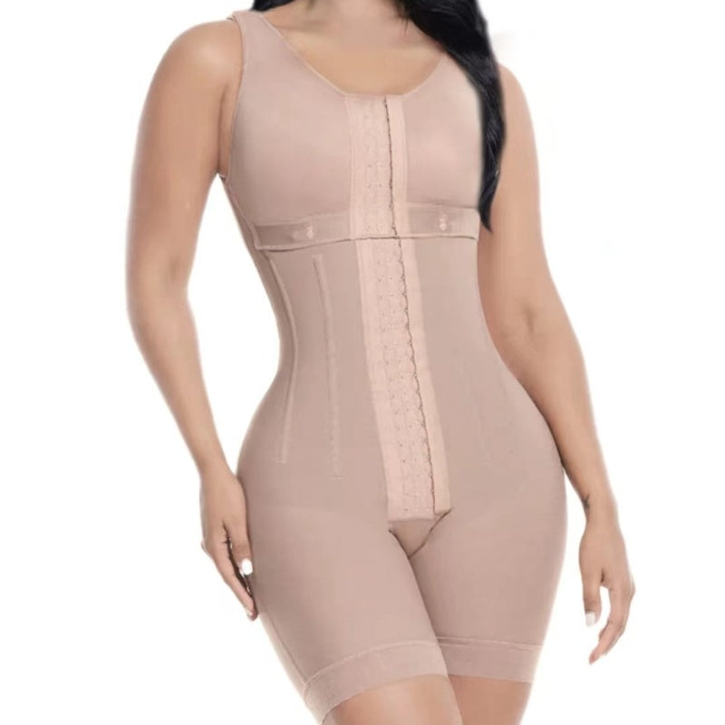 Tummy Lift Body Shaper with Button Row