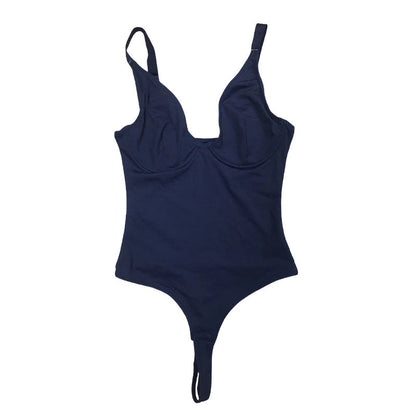 Solid Color Breathable Tummy Control Bodysuit