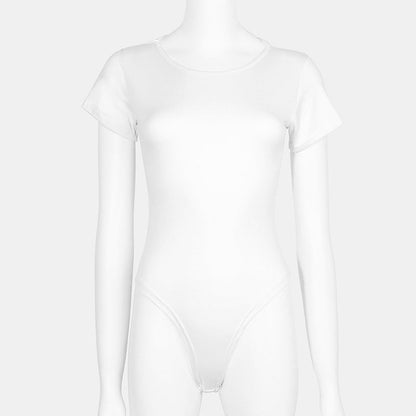 Women's Solid Color Tight Jumpsuit