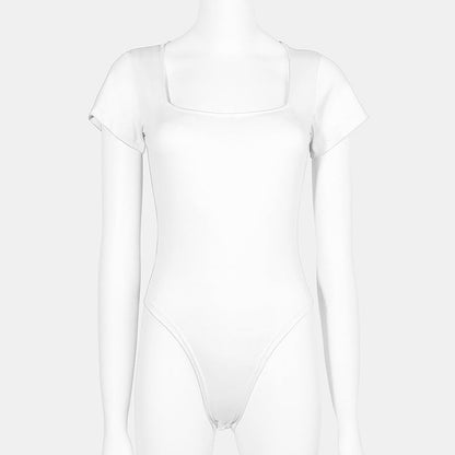 Women's Solid Color Tight Jumpsuit