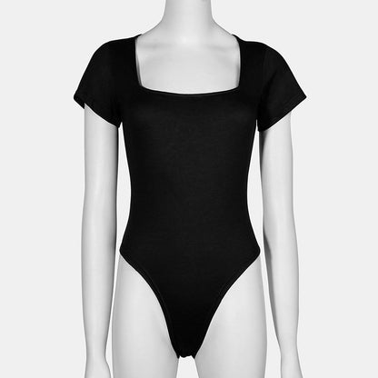 Women's Solid Color Tight Jumpsuit