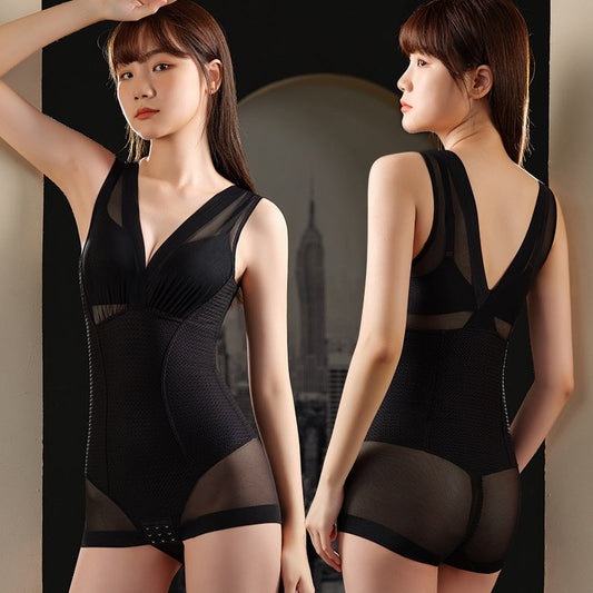Women's Mesh Tummy Control Shapewear Bodysuit
