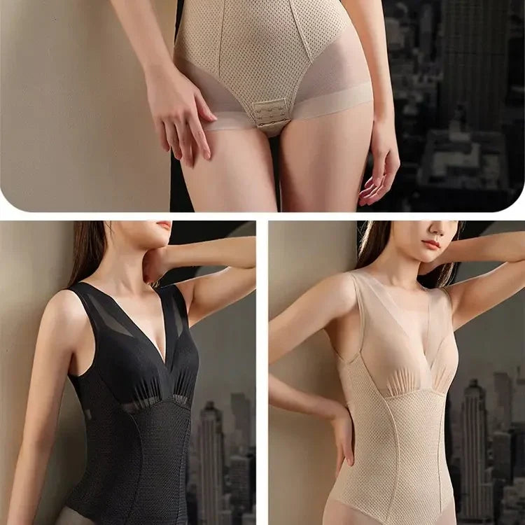 Women's Mesh Tummy Control Shapewear Bodysuit