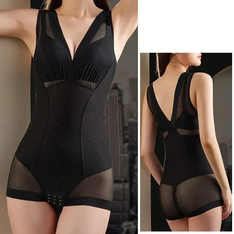 Women's Mesh Tummy Control Shapewear Bodysuit