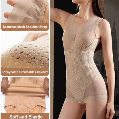 Women's Mesh Tummy Control Shapewear Bodysuit