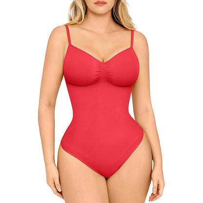 Breathable Seamless Sculpting Thong Bodysuit