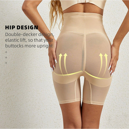 Reinforced Button-Up Shapewear Pants