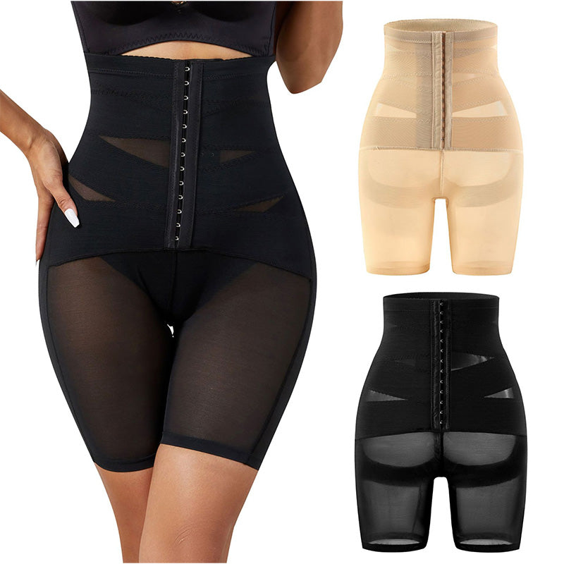 Reinforced Button-Up Shapewear Pants