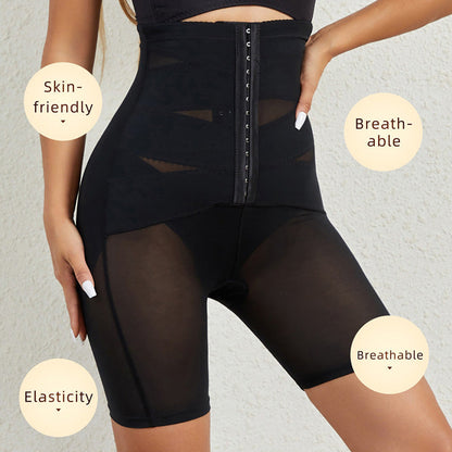 Reinforced Button-Up Shapewear Pants