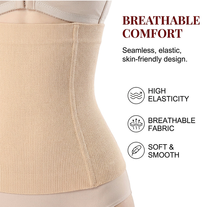 Seamless Waist Trainer Belt Tummy Control Body Shaper for Women