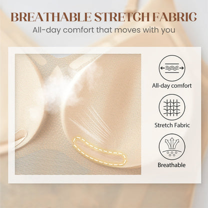 Women's Seamless Shaping Camisole with Built-in Bra