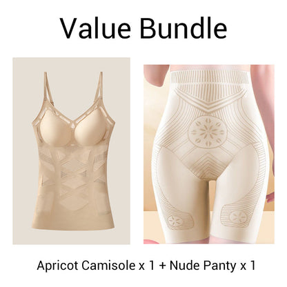 Women's Seamless Shaping Camisole with Built-in Bra