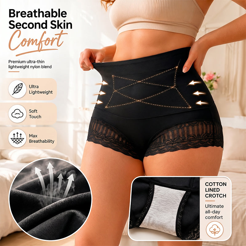 Women's Cross Tummy Control Shapewear Panties