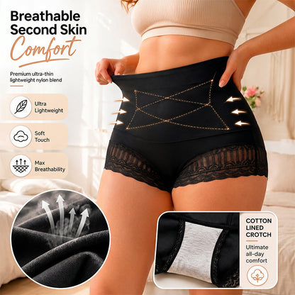 Women's Cross Tummy Control Shapewear Panties