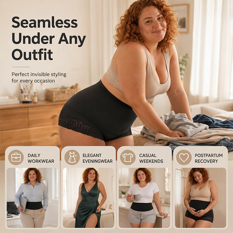 Women's Cross Tummy Control Shapewear Panties